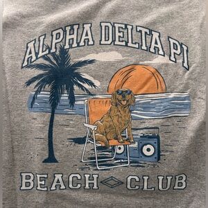 Alpha Delta Pi beach club Sweatshirt